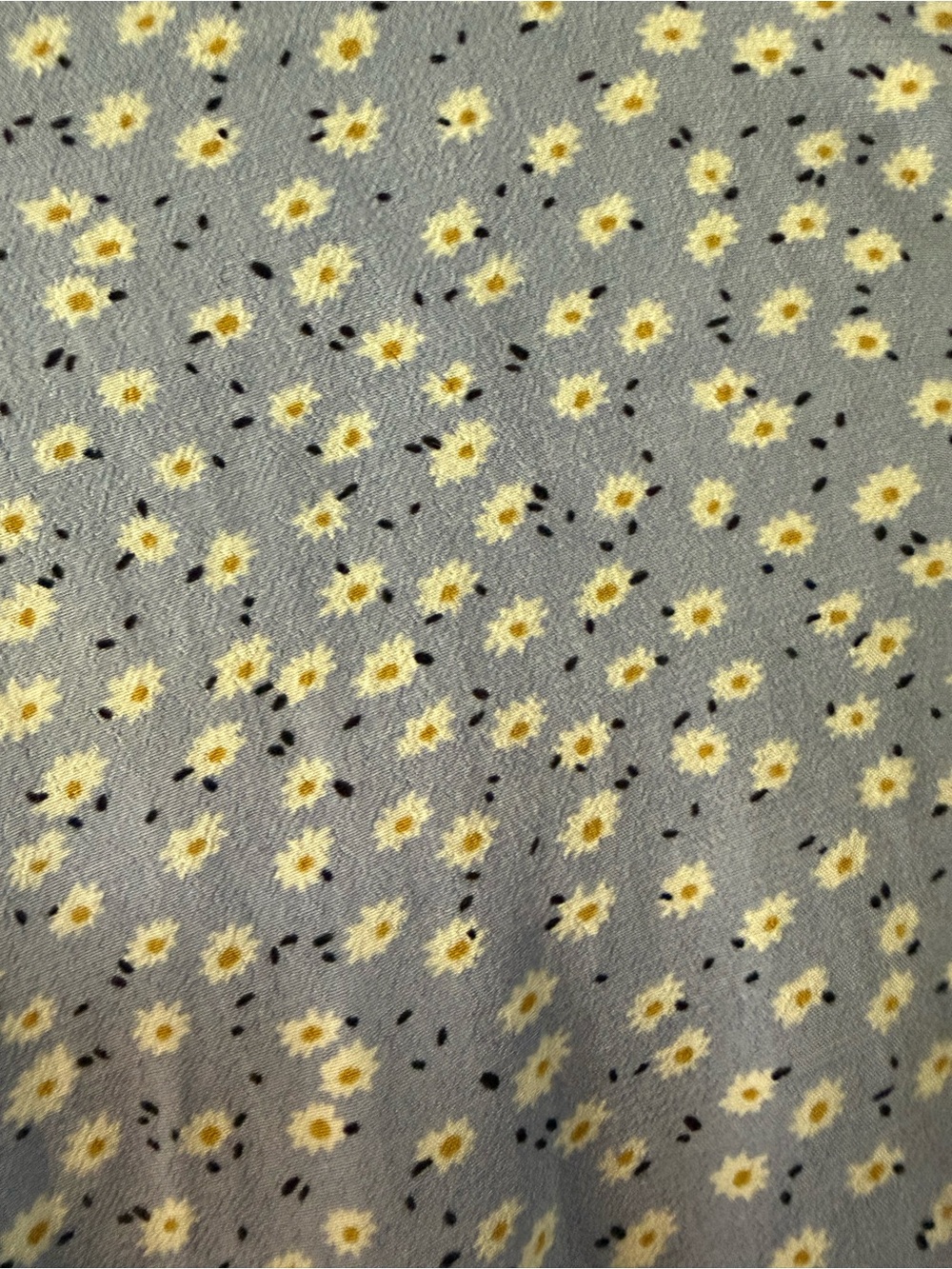 Rails Sophia Sky Blue Daisies Floral Romper Belted Pockets Medium - Picture 8 of 9